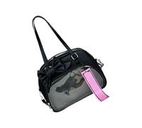 Bella borsa a tracolla con fiocchi borsa a tracolla in pelle PU elegante borsa Itabag stile giapponese messaggeri per display pin donna spalla pelle PU Itabag Lovely archi Crossbody, Nero , One Size