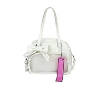 Bella borsa a tracolla con fiocchi borsa a tracolla in pelle PU elegante borsa Itabag stile giapponese messaggeri per display pin donna spalla pelle PU Itabag Lovely archi Crossbody, bianco, One Size