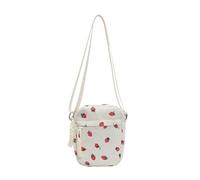 Bella borsa da donna piccola borsa a tracolla con motivo floreale borsa per telefono in velluto a coste estetica per tutti i giorni da donna a tracolla in velluto a coste piccola spalla bel telefono