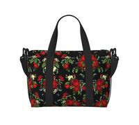 Bella borsa da viaggio impermeabile con stampa regalo rosa, borsone da viaggio per palestra durante la notte