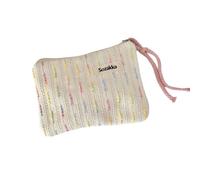 Bella borsa organizer per rossetti per studenti, design portatile per una facile conservazione e un rapido accesso alla tua tonalità preferita, Bianco latte