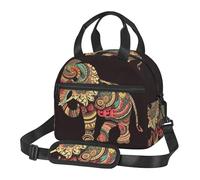 Bella borsa per il pranzo a forma di elefante, per donne e uomini, riutilizzabile, borsa termica per il pranzo, a tenuta stagna, grande capacità, contenitori per alimenti per lavoro, viaggi all'aperto
