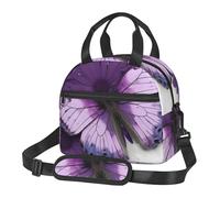 Bella borsa per il pranzo a forma di farfalla per donne e uomini, riutilizzabile, borsa termica per il pranzo, a tenuta stagna, grande capacità, contenitori per alimenti per lavoro, viaggi all'aperto