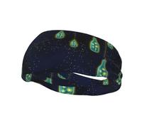 Bella bottiglia di Under The Night Sky Print Sports Sweatband-allenamento, sport, costume, corsa, moda e attività all'aperto
