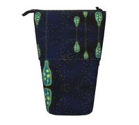 Bella bottiglia di Under The Night Sky stampa matita telescopica arte classica stand up matita organizzatore matita titolare del trucco borsa regalo, Nero , Taglia unica