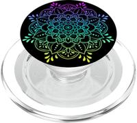 Bella brillante mandala arcobaleno gradiente ombre colori PopSockets PopGrip per MagSafe