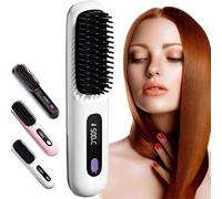 Bella Brush Pro, Bellabrush Pro Spazzola per Capelli, Bella Pro Spazzola per Capelli, 3 in 1 Spazzola per Capelli Cordless Portatile, Spazzola per Capelli Cordless Portatile (Bianco)