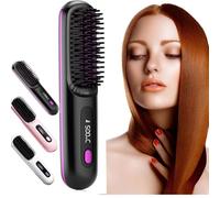 Bella Brush Pro, Bellabrush Pro Spazzola per Capelli, Bella Pro Spazzola per Capelli, 3 in 1 Spazzola per Capelli Cordless Portatile, Spazzola per Capelli Cordless Portatile (Nero)