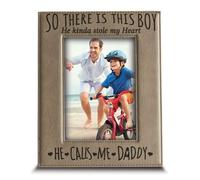 Bella Busta- Quindi c' questo ragazzo che mi ha rubato il cuore, mi chiama pap-daddy e il padre regalo di un giorno e cornice in pelle incantata (4