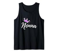 Bella Calligrafia Nonna per la Migliore Nonna Corona Viola Canotta
