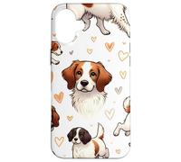 Bella Cani Modello Carino Cane Bretagna Custodia per iPhone 16 Plus