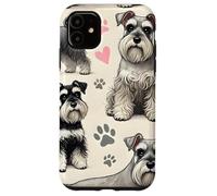 Bella Cani Modello Miniature Schnauzer Dog Custodia per iPhone 11