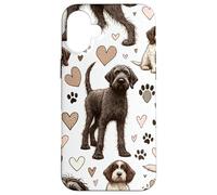 Bella Cani Modello Wirehaired Pointing Griffon Cane Custodia per iPhone 16 Plus
