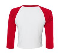 Bella Canvas Donna micro costola 3/4 raglan bambino t-shirt 1200