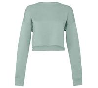 Bella + Canvas Top In Pile Corto In Vita Con Girocollo Donna (RW7063)