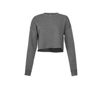 Bella + Canvas Top In Pile Corto In Vita Con Girocollo Donna (RW7063)