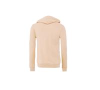 Bella + Canvas Unisex Polycotton Fleece Full Zip Hoodie 3739 - Polsini a coste
