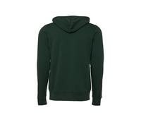 Bella + Canvas Unisex Polycotton Fleece Full Zip Hoodie 3739 - Polsini a coste