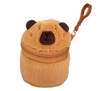 Bella Capybara Portamonete Cuffia Sacchetto di Immagazzinaggio Borsa Cambiamento Della Borsa Del Pendente Del Fumetto Animale Moneta Sacchetti Peluche Caso Delle Cuffie Sacchetto di Immagazzinaggio, A