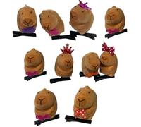 Bella Capybaras Pin Dei Capelli Floccaggio In Piedi Clip Animale Per Bambini E Adulti Popolare Dei Capelli Styling Accessori 1/5/10PCS