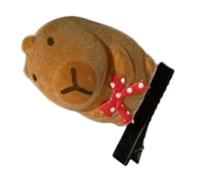 Bella Capybaras Pin Dei Capelli Floccaggio In Piedi Clip Animale Per Bambini E Adulti Popolare Dei Capelli Styling Accessori 1/5/10PCS