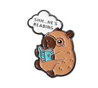 Bella Capybaras Spilla Penne Per Zaini Accessori Abbigliamento Bellissimi Regali Unisex Tema, Taglia unica, come descritto