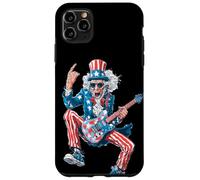 Bella chitarra rock nei colori degli Stati Uniti per gli amanti delle chitarre elettriche Custodia per iPhone 11 Pro Max