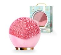 Bella Ciao Spazzola per la pulizia del viso e massaggiatore, esfoliante in silicone, portatile, senza fili, morbida, vibrante, detergente per il viso da donna, per la pulizia dei pori, resistente agli