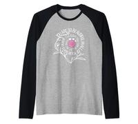Bella citazione d'amore con fiore rosa Maglia con Maniche Raglan