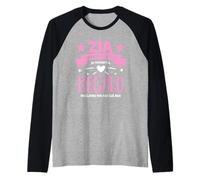 Bella Citazione di Famiglia per Una Zia Maglia con Maniche Raglan