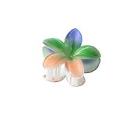 Bella clip per capelli a forma di fiore Bauhinia per capelli stile festivo di fascia alta accessorio per capelli con clip di squalo per la nuca da donna. (24)