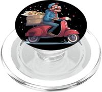 Bella consegna con Scooter e Pizza Costume PopSockets PopGrip per MagSafe