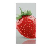 Bella copertura per porta a forma di fragola, per primavera ed estate, da appendere, cartello per portico, decorazione per esterni stagionali, vacanze, cortile, per porta d'ingresso e portico