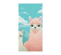 Bella copertura per porta in alpaca primaverile estate da appendere bandiera portico cartello all'aperto stagionale vacanza cortile decorazione per porta d'ingresso e portico