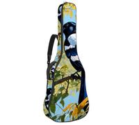 Bella custodia impermeabile per chitarra acustica, 109 x 42,9 x 11,9 cm, tasche multiple, protezione migliorata, gazza carina, Multicolore, 42.9x16.9x4.7 in, Borsa per chitarra