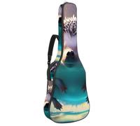 Bella custodia per chitarra acustica da 40/41/42 pollici con custodia e protezione, adorabile criceto nuota sott'acqua, Multicolore#08, 42.9x16.9x4.7 in, Borsa per chitarra