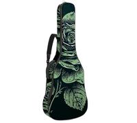 Bella custodia per chitarra acustica da 40/41/42 pollici con scomparto per accessori, custodia impermeabile con strato protettivo, rosa gialla e nera, Multicolore#06, 42.9x16.9x4.7 in, Borsa per