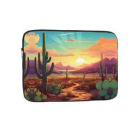 Bella custodia per computer portatile da 12 pollici con stampa tramonto, custodia per computer portatile per pendolari di affari/ufficio