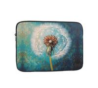 Bella custodia per laptop da 10 pollici stampata con dente di leone, custodia per laptop per pendolari di affari/ufficio