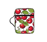 Bella dolce ciliegia rossa 3 stampa Bibbia copertina leggera Tablet manica durevole trucco borsa matita caso per chiesa scuola viaggio