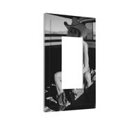 Bella donna bionda stivali da cowboy cappello interruttore luce piastra frontale copertura singola bilanciere 1 banda decoratore presa coperture per la casa cucina camera bagno Decor