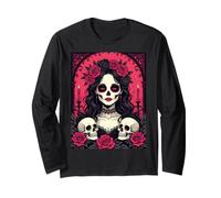 Bella E Cerimoniale Vivente Calavera Maglia a Manica