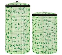 Bella Elegante Giorno di San Patrizio Fortunato Verde Clover Scarpa Sacchetto di Lavaggio Per Lavatrice Sneaker Bag Per Lavatrice 2 Pz Sneaker Borse Per Lavanderia Scarpe Borsa Per Lavatrice,