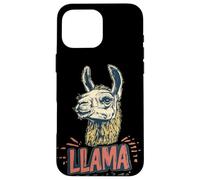Bella faccia di lama per gli amanti dell'alpaca Custodia per iPhone 16 Pro Max