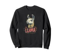 Bella Faccia di Lama per Gli Amanti dell'alpaca Felpa
