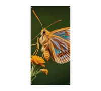 Bella falena ali copertura porta banner 90x180cm festa banner stagionale benvenuto segno decorazione verticale porta appeso per portico ingresso giardino decorazione