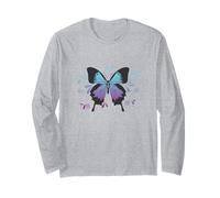 Bella Farfalla con Motivi Maglia a Manica