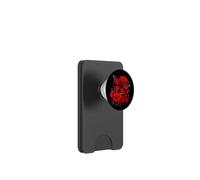 Bella farfalla rossa amanti donne PopSockets PopWallet per MagSafe