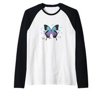 Bella Farfalla Viola Maglia con Maniche Raglan