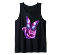 Bella farfalla viola rosa farfalla amanti regali donne Canotta